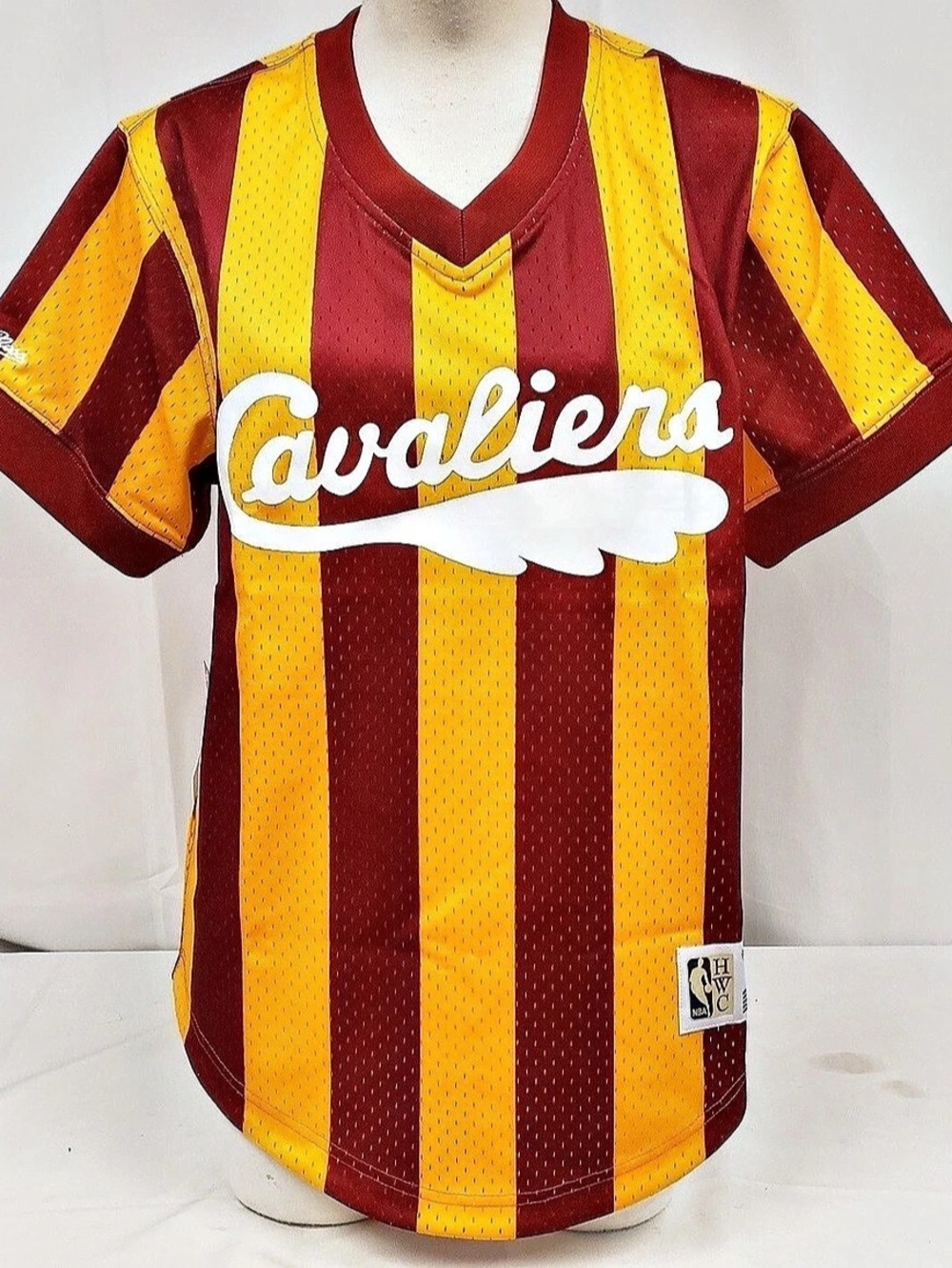 Cleveland Cavaliers Striped V-Neck Jersey
